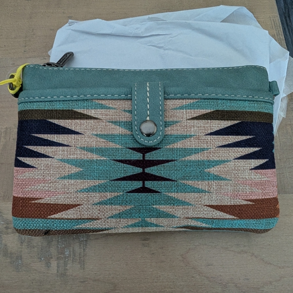 Wrangler Aztec Crossbody wristlet NWT